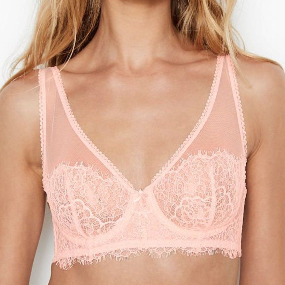 VS Dream Angels Unlined Full-coverage Plunge Bra